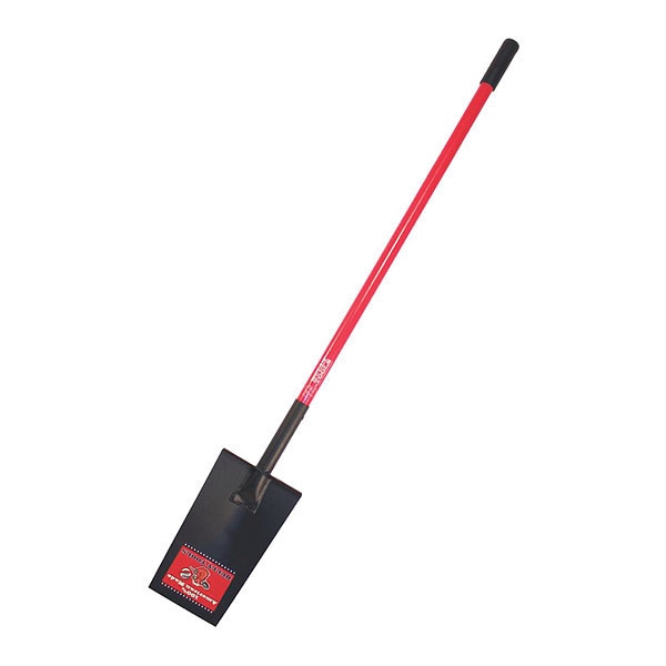 Bully Tools Spade, Edging and Planting Shovel, 12 ga. Steel Blade, Fiberglass Handle - 82502