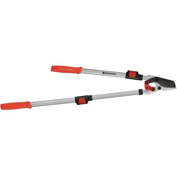 Corona Clipper CORONA Extendable Bypass Lopper, 1-3/4 in Cutting Capacity, Coated Non Stick Blade, Steel Blade - SL 4364