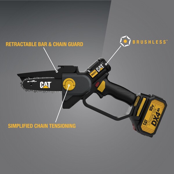 Caterpillar Cat 18V Brushless 5 in. Pruning Saw, Battery and Charger Included - DG231