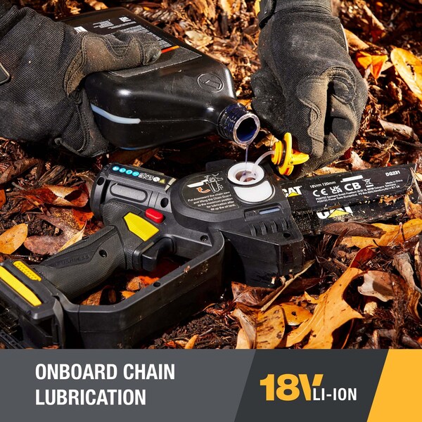 Caterpillar Cat 18V Brushless 5 in. Pruning Saw, Battery and Charger Included - DG231