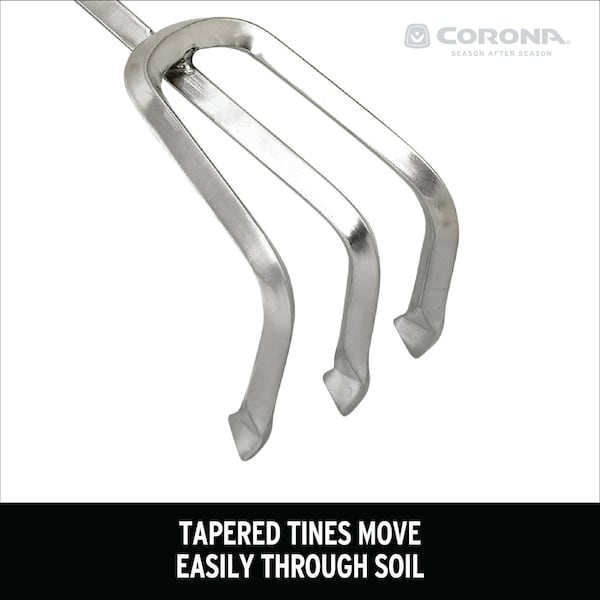 Corona Tools Corona ComfortGEL 3 Tine Stainless Steel Hand Cultivator 7 in. Rubber Handle - CT 3334