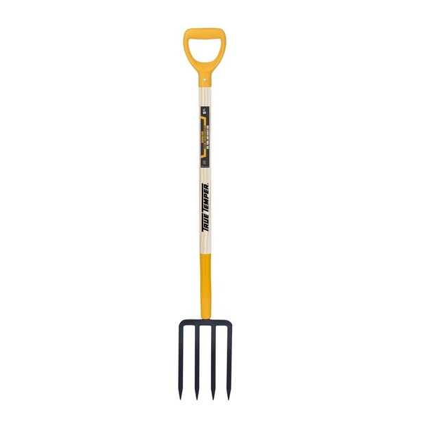 True Temper True Temper 4 Tine Steel Spading Fork 30 in. Wood Handle - 2812200