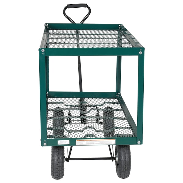 Vestil Landscape Cart, Two Shelf, 300 lb., 48 x 24 - LSC-2448-SC