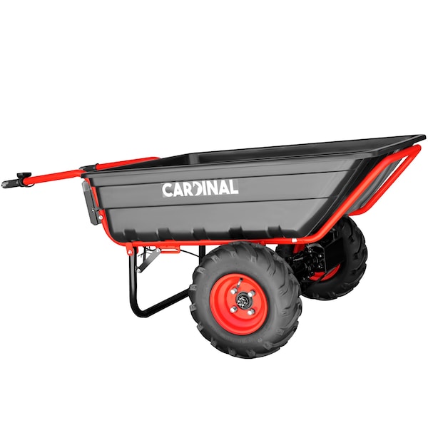 Cardinal Heavy Duty Electric Utility Cart 40V Battery-Powered Wheelbarrow 660-lb. Bucket Capacity - CKART300E