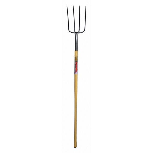 Corona Tools Manure Fork, 4 Tine, 54" Ash Wood Handle - FK 72004