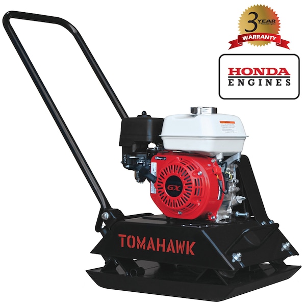 Tomahawk Power 5.5 HP Honda Vibratory Plate Compactor Tamper Gravel Soil Compaction - TPC80H