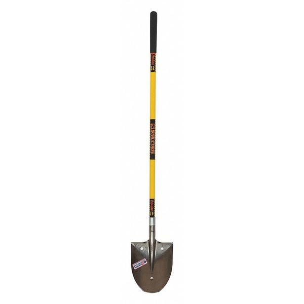 Structron Rice Shovel, 48 in L Premium Fiberglass Handle - 49748