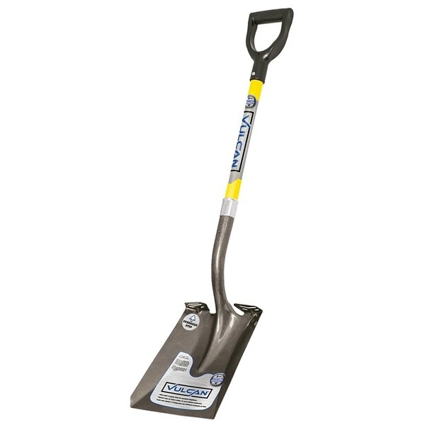 Vulcan 34537 PCY-F Shovel, Fiberglass Handle, D-Shaped Handle, 29 in L Handle - 34850