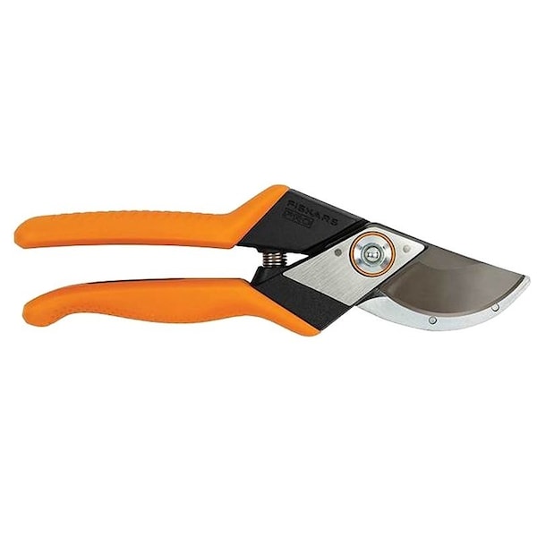 Fiskars PRO 3949511001 Pruner, 1 in Cutting Capacity, HCS Blade, Curved Blade, Cast Aluminum Handle - 394951-1002