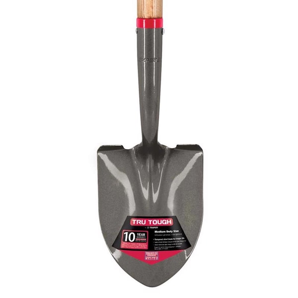 Truper Truper Tru-Tough 27 in. Steel Round Utility Shovel Wood Handle - TR-BY-P