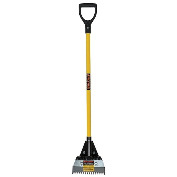 Structron S600 Power Series Shingle Remover Shovel, Carbon Steel Blade, 48 in L D Shaped Handle - 49749