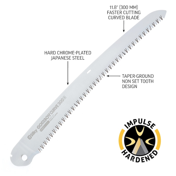 Silky Saws Silky Gomboy Curve Blade 300mm - 718-30
