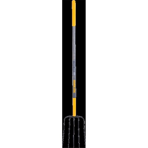 Grandoldgarden 61 in. Forged Steel 5-Tine Manure Fork - GR3016776