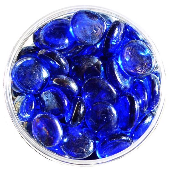 Mosser Lee Mosser Lee Elegant Blue Gems Blue Decorative Glass Vase Filler 2.2 lb - ML2121