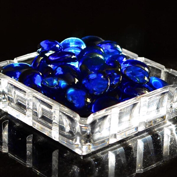 Mosser Lee Mosser Lee Elegant Blue Gems Blue Decorative Glass Vase Filler 2.2 lb - ML2121