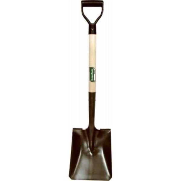 Great States Green Thumb Square Point Transfer Shovel with Wood D-Handle - 113961