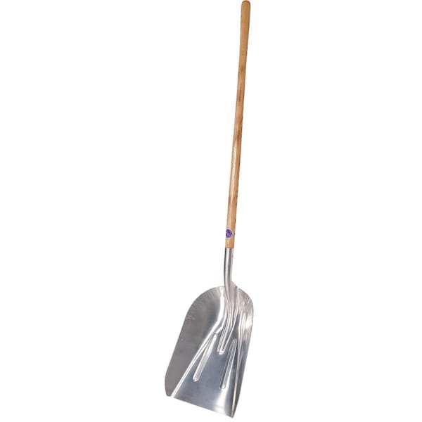 Foxy Manufacturing No 14 Scoop Shovel, Aluminum, Long-Handle - 711