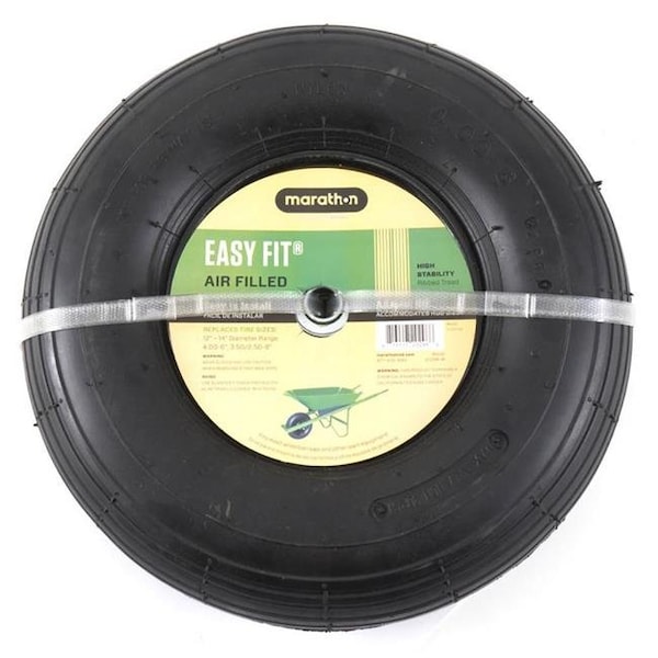 Marastar Marastar 263720 13 in. Pneumatic Universal Wheelbarrow Wheels - 263720
