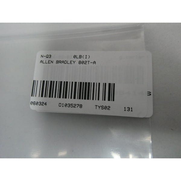 Allen Bradley Interruptor de límite OIL TIGHT de 120-600V-AC - 802T-A