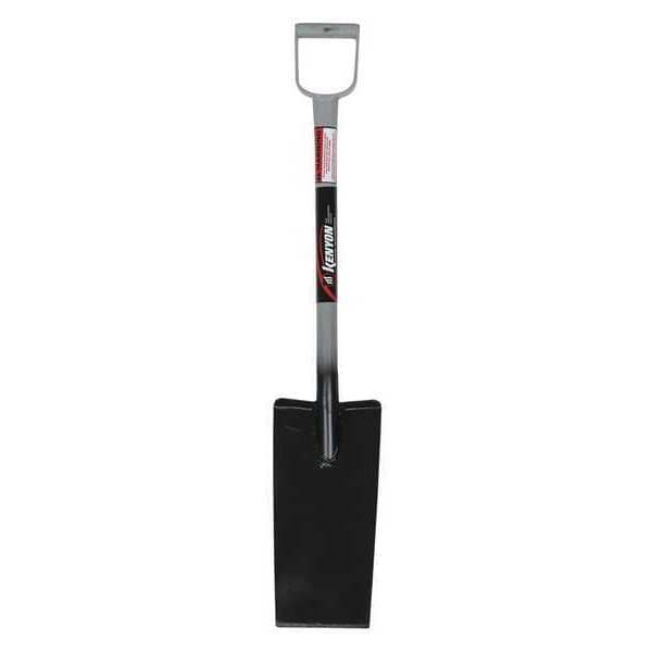 Kenyon Spade Shovel, 14 ga Steel Blade, 27 in L Grey Steel Handle - 49958