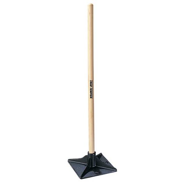 True Temper Dirt Tamper, 8x8 In Blade, Handle 42 In - 11334GR