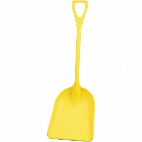 Remco Hygienic Square Point Shovel, Polypropylene Blade, 28 in L, Yellow - 69826