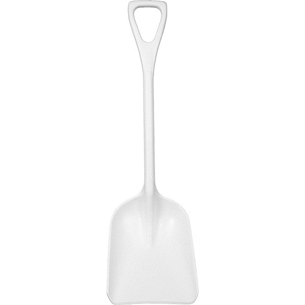 Remco Hygienic Square Point Shovel, Polypropylene Blade, 23 1/2 in L, White - 69815