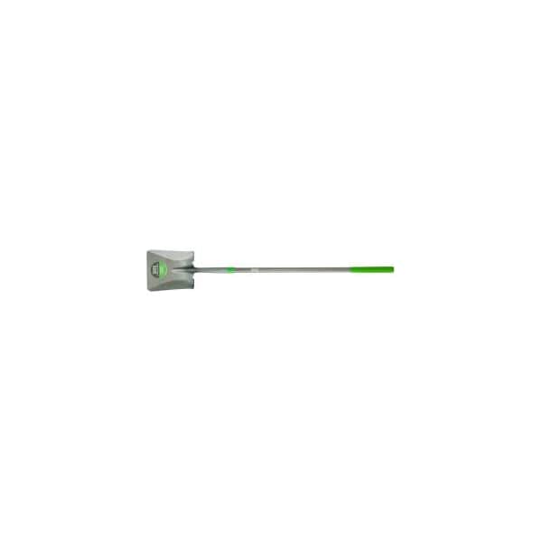 True Temper 9-3/4" W Square Point Transfer Shovel W/ Comfort Step, 47" Fiberglass Handle - 25337100
