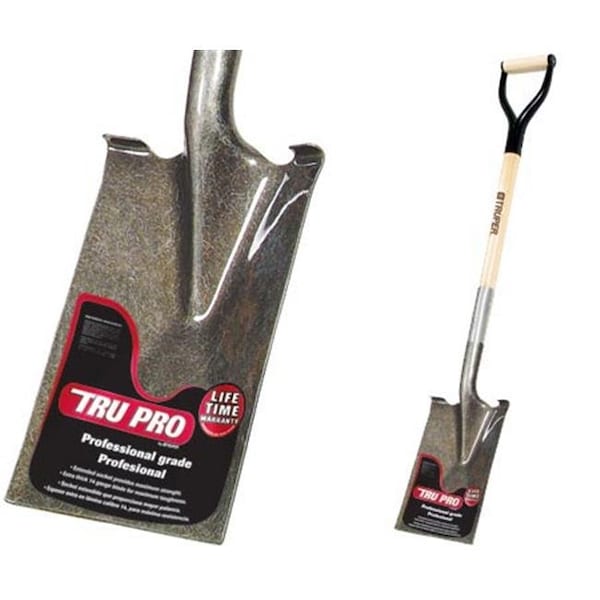 Gardencare Tru-Pro Garden Spade With Wood D - Handle - GA1258728