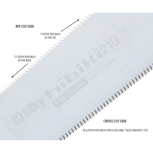 Silky Saws Silky Blade HIBIKI 210mm X-Fine Teeth - 397-21