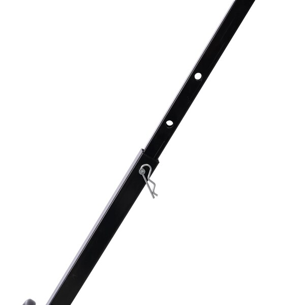 Edendirect 60 lbs. 24 inch Metal Mesh Peat Moss Handheld Spreader with T shaped Handle, Black - IR-W46580849