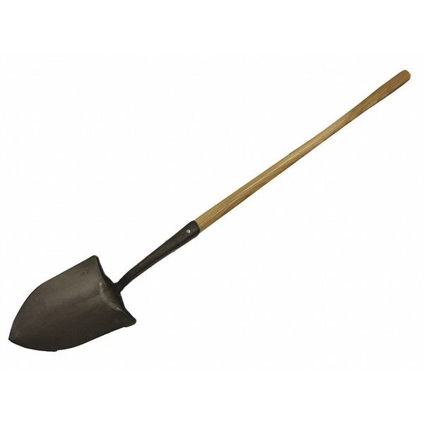 Council Tool Fire Shovel, High Carbon Steel Blade, 38 in L Gray Wood Handle - FFSHOSS38 FSS