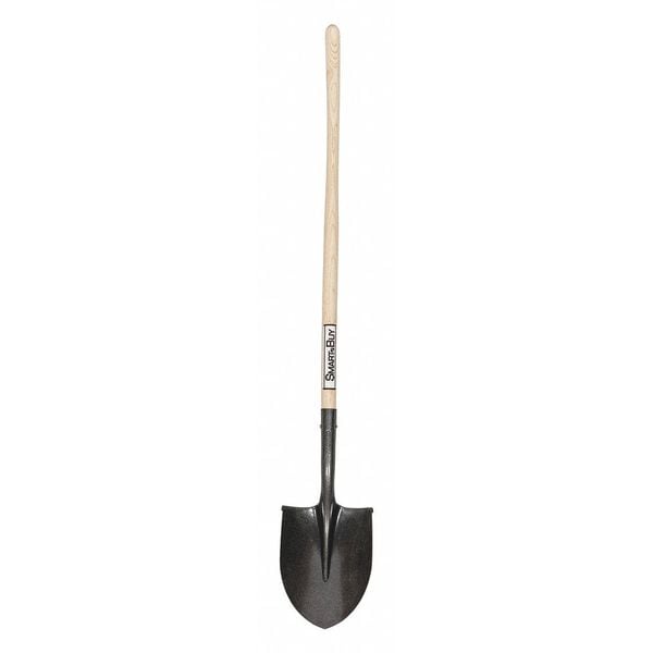 Seymour Midwest Round Point Shovel, 16 ga 42 in L Wood Handle - 49830GRA