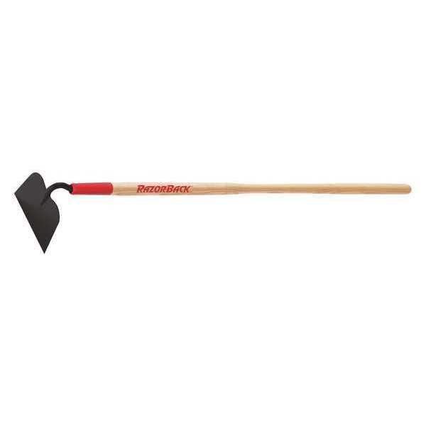 Razor-Back Garden Hoe, Straight, 54 in. L Handle, Wood - 71113GR