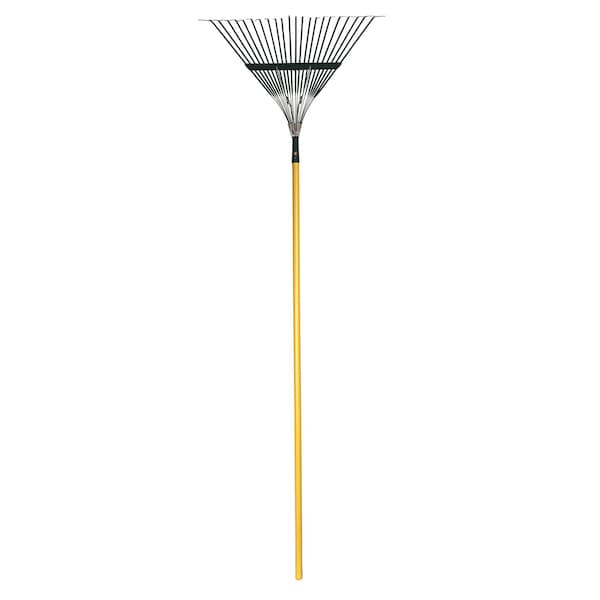 Rugg Rugg 54 in. 22 Tine Steel Leaf Rake Wood Handle - TT22-54