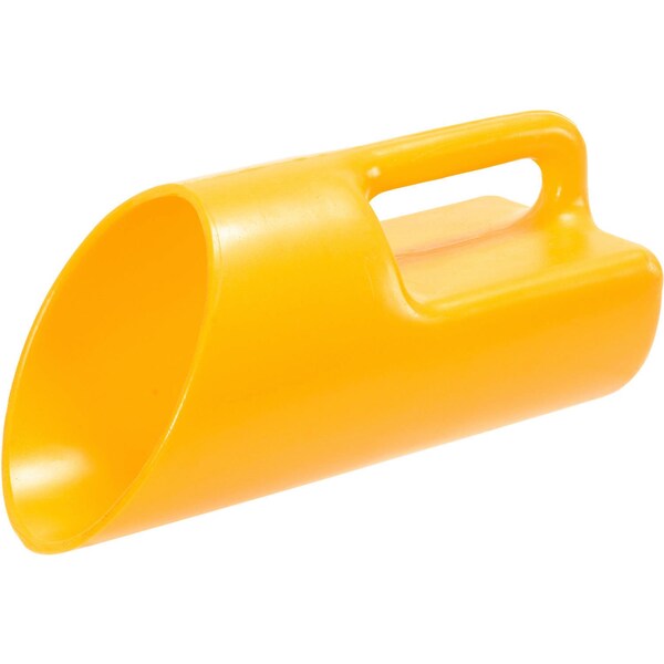 Global Industrial Scoop Shovel, Polyethylene Blade, Yellow - 493699