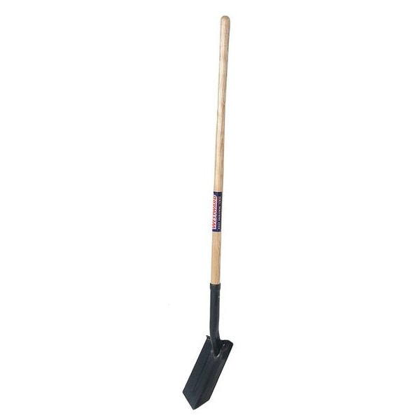 Westward Trenching Shovel, 14 ga Not Applicable Blade, Steel Blade, Standard Step, 48 in L Natural - 12U496