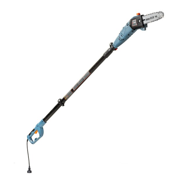Senix 120 Volt Max* 6.5 Amp Corded Electric Pole Saw for Tree Trimming, 8-Inch Oregon Bar and Chain - CSPE6.5-M