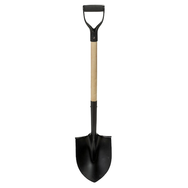 Mutual Industries Round Point Shovel W/ 60 in Handle, Steel, PK2 - M50078-2