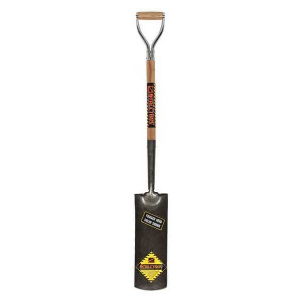 Structron Post Spade Shovel, 30 in L American Ash Wood Handle - 49178