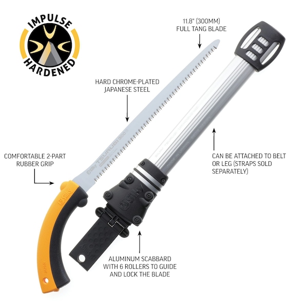 Silky Saws Silky TSURUGI 300mm Straight Handsaw medium teeth - 452-30