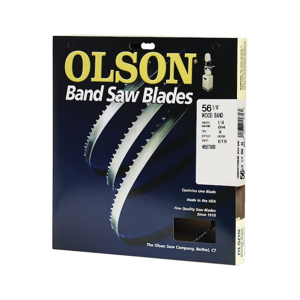 Olson Saw Olson 56.1 in. L X 0.3 in. W Carbon Steel Band Saw Blade 14 TPI Hook teeth 1 pk - WB55756DB