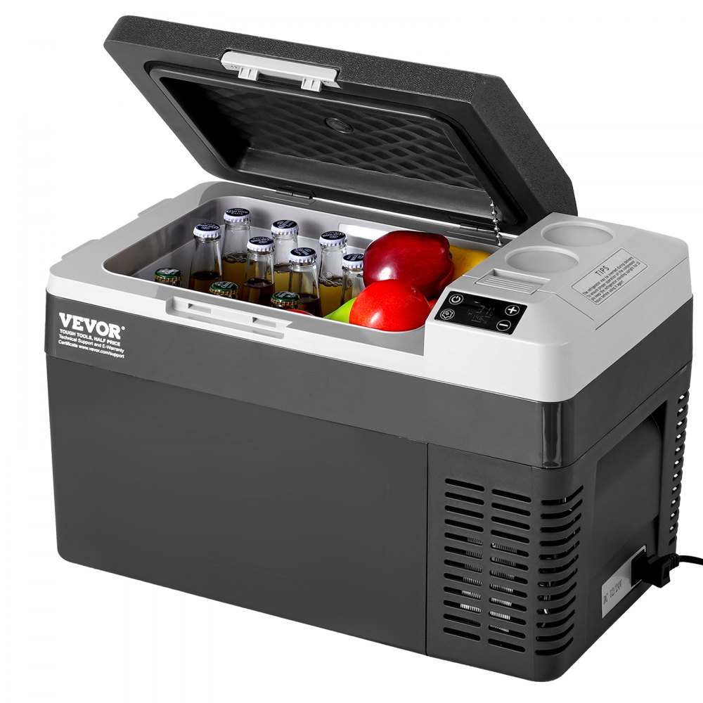 VEVOR Portable Car Refrigerator Freezer Compressor 25 L Single Zone for Car Home - WLCZBXX25LDQY5PAVV1