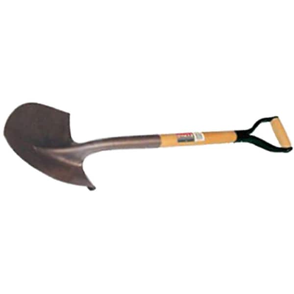 Midwest Rake D-Handle Round Point Shovel with 26 in. Hardwood Handle & Steel D-Grip - SE44761