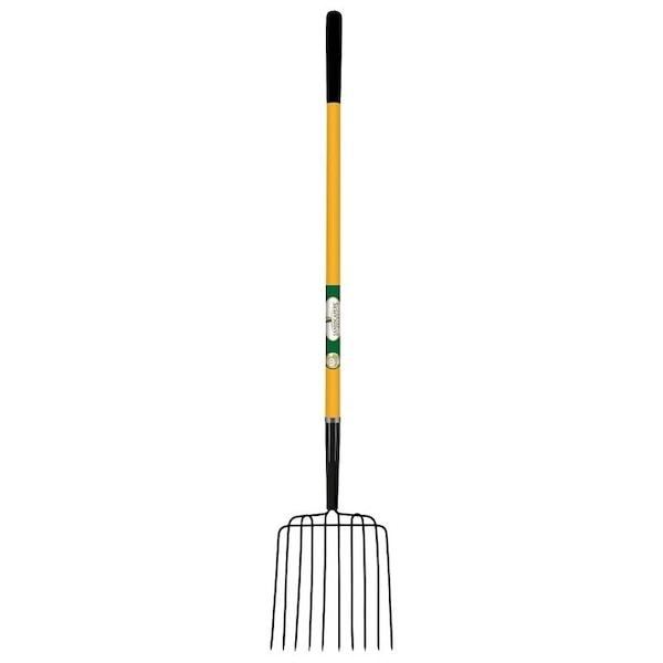 Landscapers Select Fork 10 Tine Fiberglass Handle, 54 in - BPJ-10LF-OR