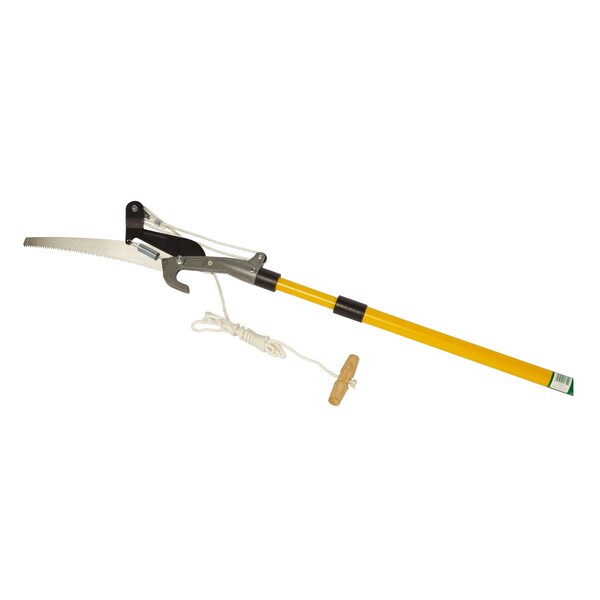 Emsco Group 13 Foot Pole Pruner, Collapsible Fiberglass Handle, 14 Gauge Steel Head - 1755-1