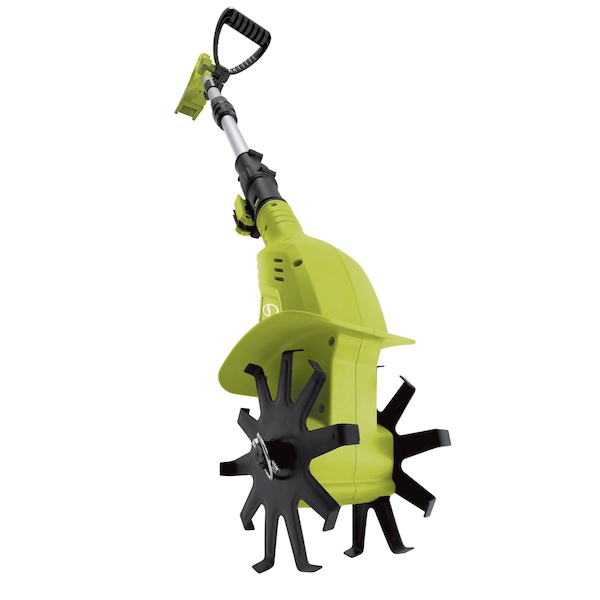 Sun Joe 24V iON+ Cordless 6-In. Cutting Garden Tiller/Cultivator (No Battery+Charger) - 24V-TLR-CT