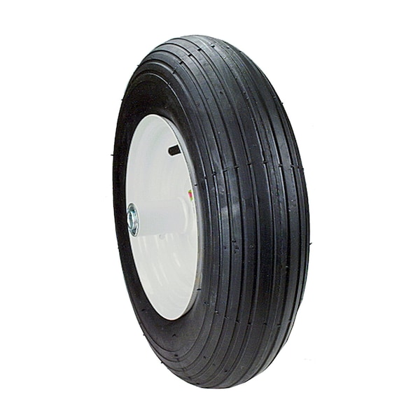Maxpower MaxPower 8 in. D X 15.6 in. D Centered Wheelbarrow Wheel Rubber 1 pk - 335260