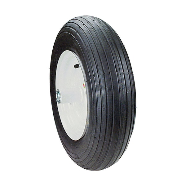 Maxpower MaxPower 8 in. D X 15.6 in. D Centered Wheelbarrow Wheel Rubber 1 pk - 335260