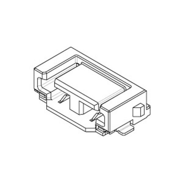 Conector de tarjeta Molex, 2 contactos, 1 fila, hembra, ángulo recto, paso de 0.145 pulgadas, montaje en superficie - 5034710200